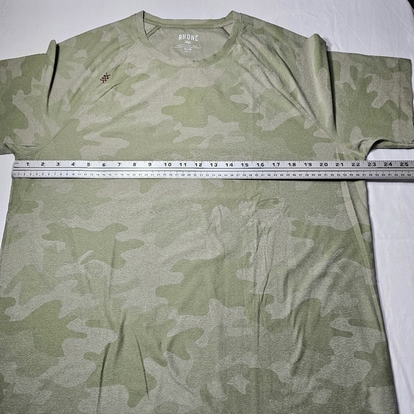 RHONE Men's Reign Camouflage Army Military Green Performance T-Shirt  size XL - Picture 4 of 7
